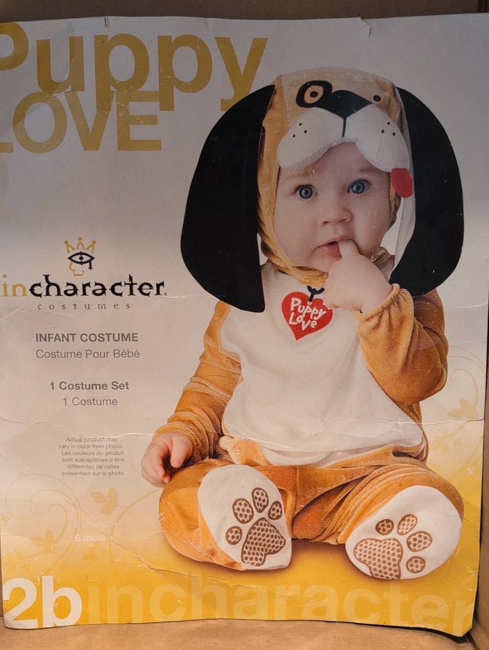 Puppy Infant Costume - Brown & White
